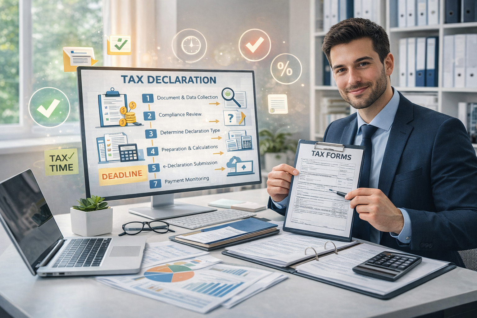 Vergi beyanname işlemleri